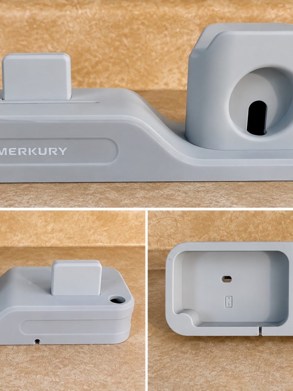 Gray Merkury charging station/dock